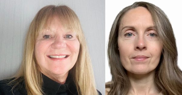Headshots of the new NHS Retirement Fellowship administrative support staff Kate Fussell and Deborah Marsh
